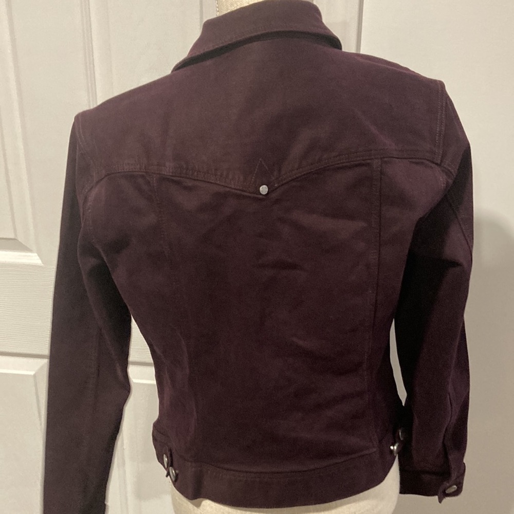 Liverpool Dark purple denim jacket S - Picture 4 of 11
